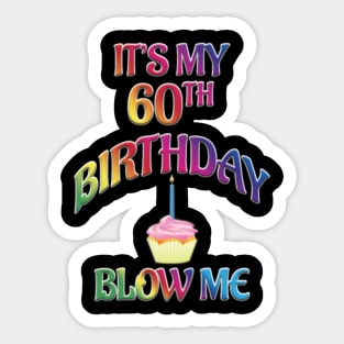 60th Birthday Sticker